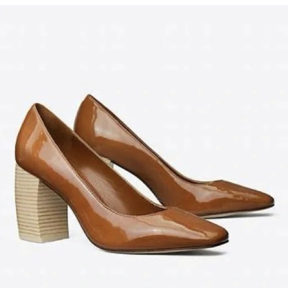 Tory Burch Banana Patent Leather Pumps sz 5M - Picture 2 of 16